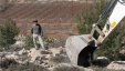 سلطة المياه الإسرائيلية تجرف أراضي المواطنين