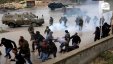إصابة بالرصاص المعدني والعشرات بالاختناق خلال مواجهات مع الاحتلال في برقة بنابلس